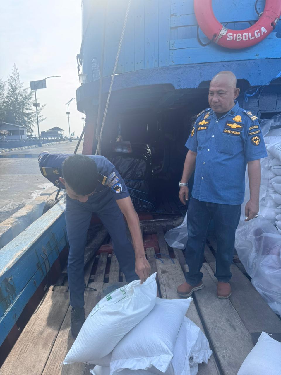kegiatan pengecekan kapal KM. Eva 03
